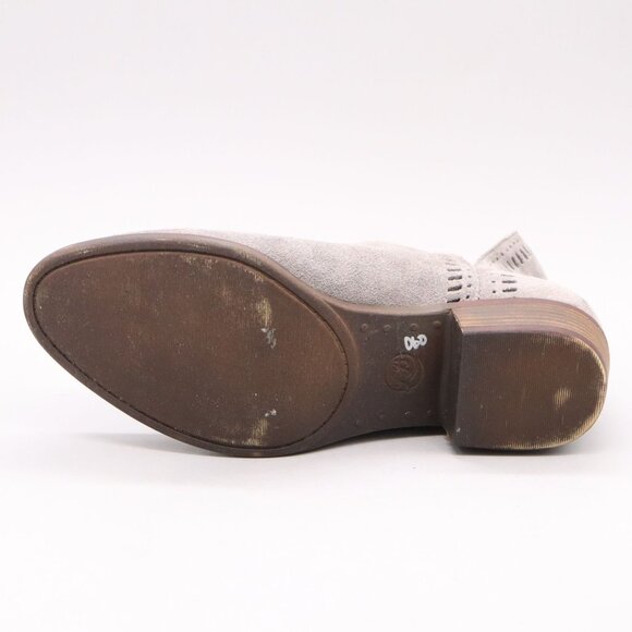 Lucky Brand Bustina Gray Slip On Ankle Boots Shoes Womens sz 9 Euro 39 Booties - Picture 14 of 16